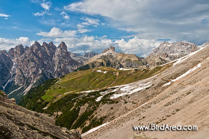 The mountains around the Valle di Rimbon