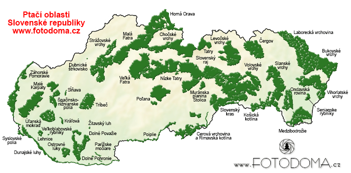 Ptačí oblasti Slovenské republiky