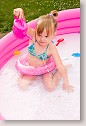 Little girl in pool