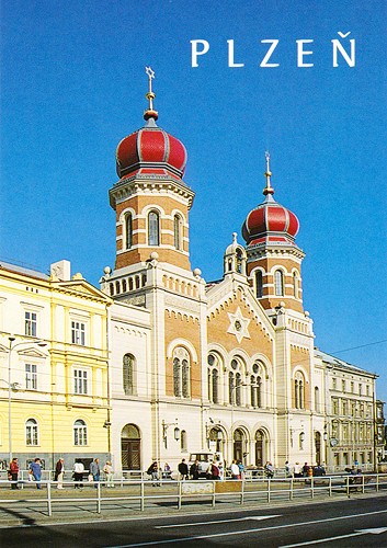 Pohlednice Plzeň - synagoga