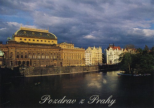 Pohlednice Praha - Národní divadlo