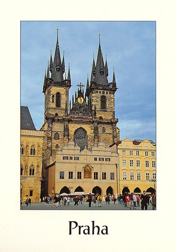 Pohlednice Praha - Týnský chrám Panny Marie