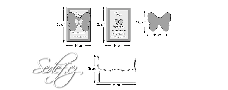 Rozměry svatebního oznámení 3597