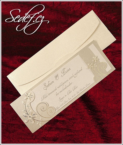 Svatební oznámení vzor 5308