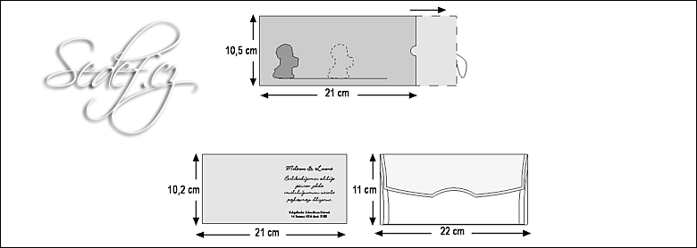 Rozměry svatebního oznámení 5322