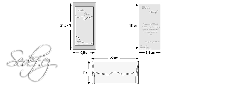 Rozměry svatebního oznámení 5353
