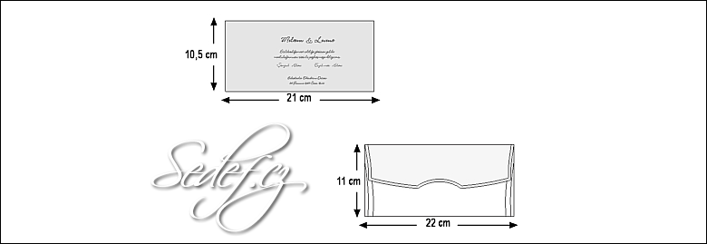 Rozměry svatebního oznámení 5374