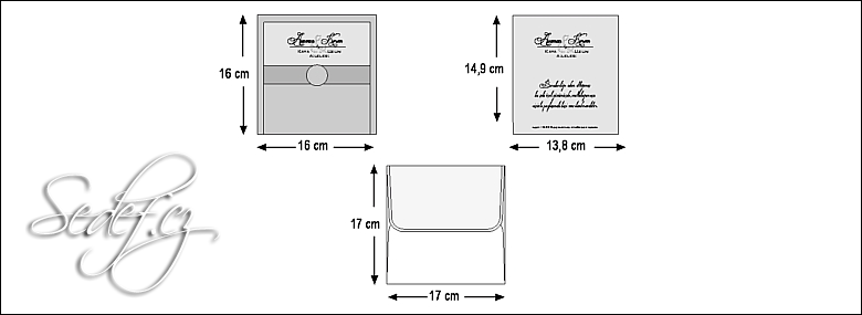 Rozměry svatebního oznámení 5380