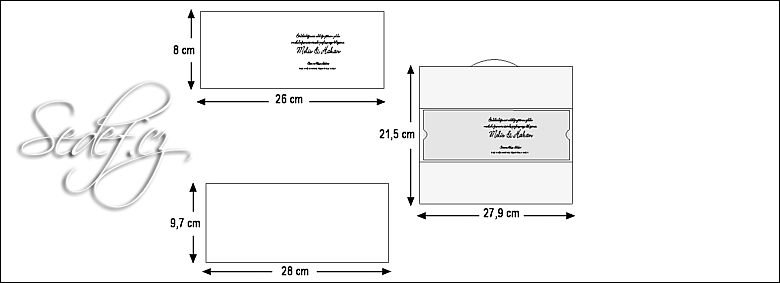 Rozměry svatebního oznámení 5390