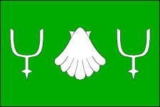 Vlajka obce Tečovice