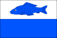 Vlajka obce Hevlín