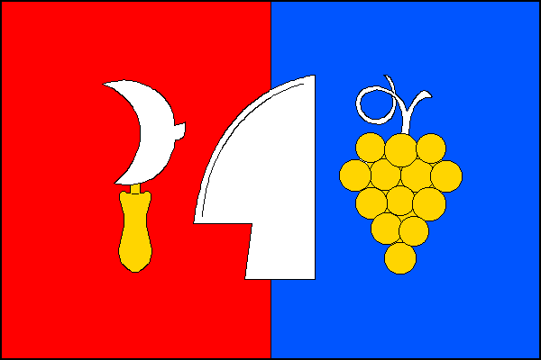 Vlajka obce Jezeřany-Maršovice