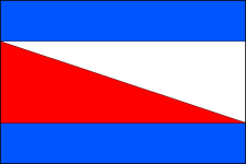 Vlajka městyse Lukov