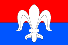 Vlajka obce Nový Šaldorf-Sedlešovice