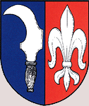 Znak obce Nový Šaldorf-Sedlešovice