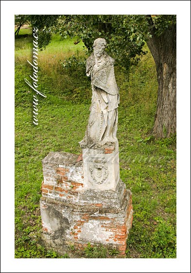 Fotka z obce Plaveč, socha sv. Jana u mostu
